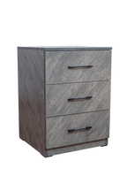Modern 3-Drawer Storage Cabinet – Concrete Grey Finish